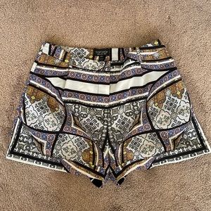 Topshop Printed Shorts